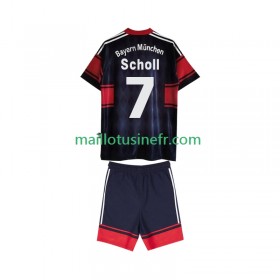 Maillot de Foot Bayern Munich Scholl 7 1999 Domicile Retro 1997 - Enfant